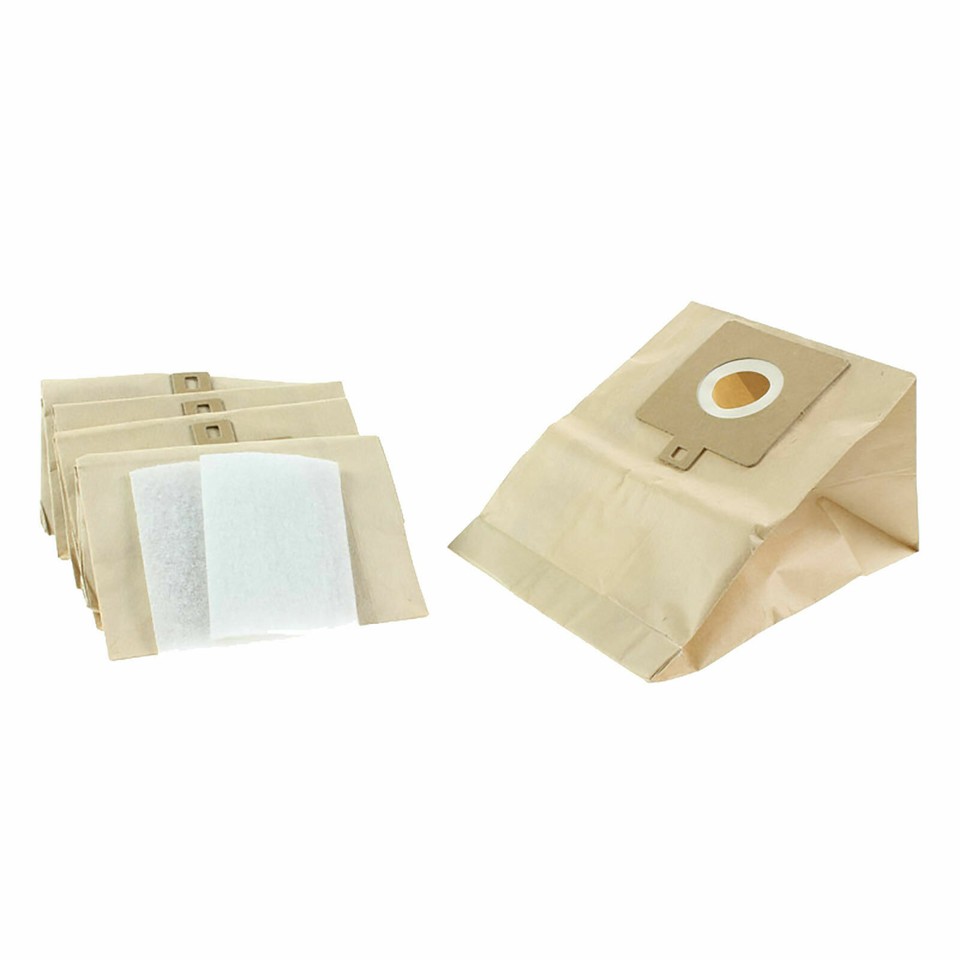 Paxanpax VB215 Sacchetti Per Aspirapolvere Electrolux Serie E59, Powerlite, Z3318, Z3319, Smart Boss (5 Pezzi) - Carta Marrone