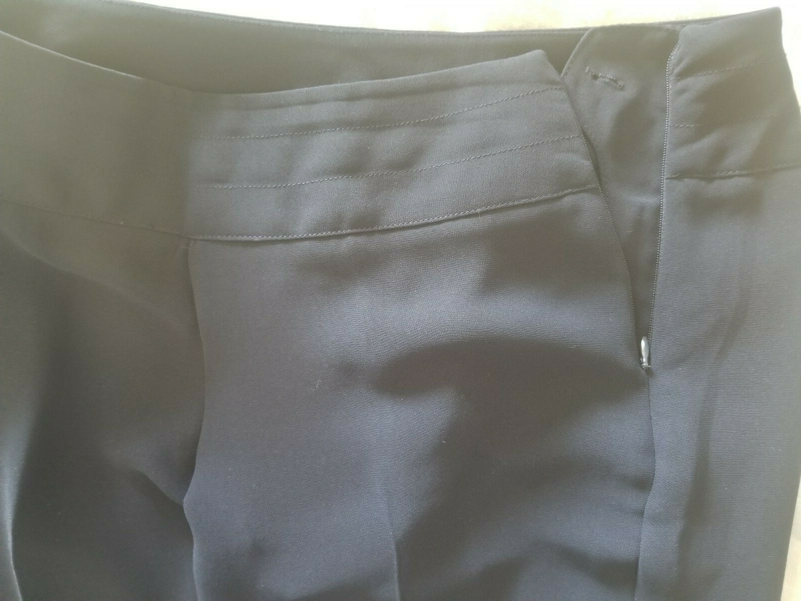 CAbi Basic Solid Dark Navy Blue Wide Leg Side Zip… - image 12