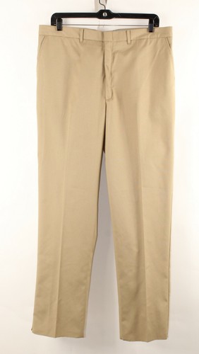 Edwards NEW Sz 42 x 35 Tan Poly Cotton Woven Raw Hem Trouser Work Pant - Picture 2 of 6