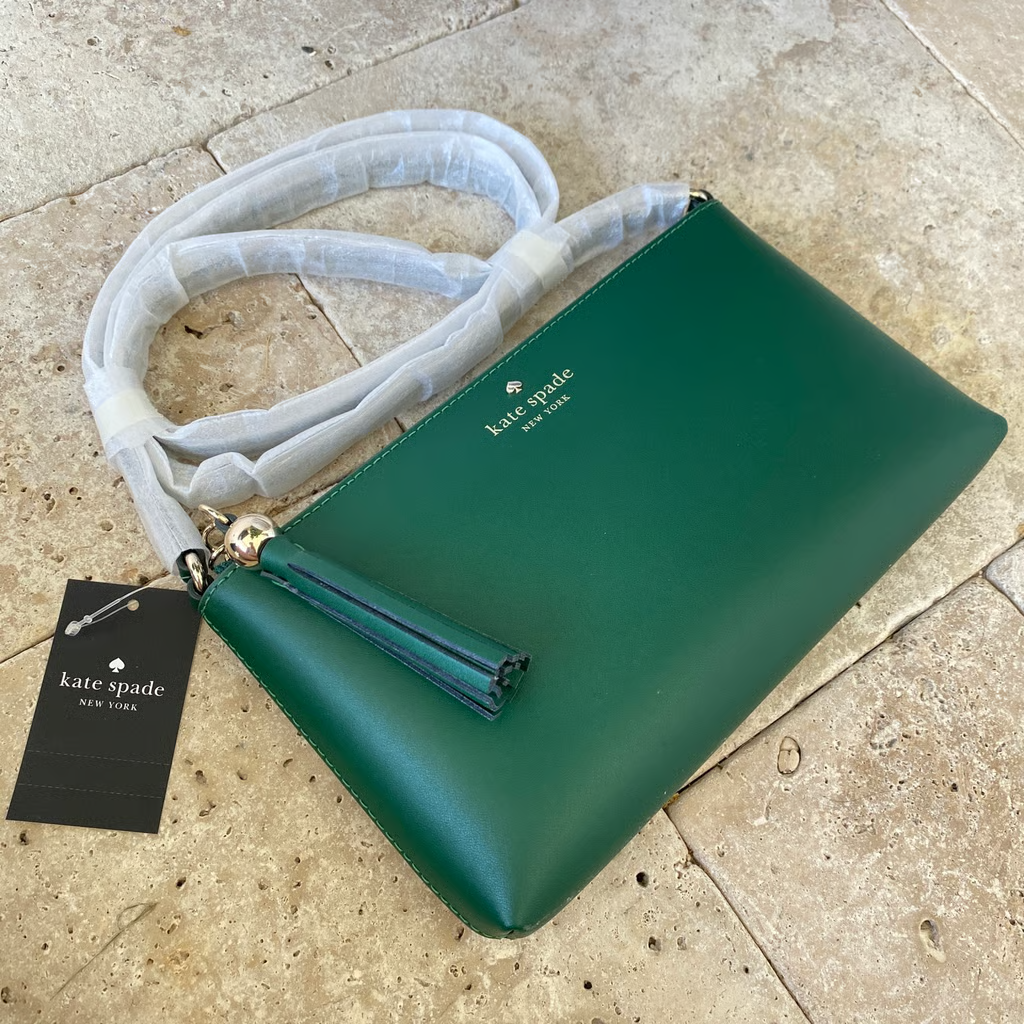NEW WKRU4856 Kate Spade Ivy Street Amy Crossbody Amy Green