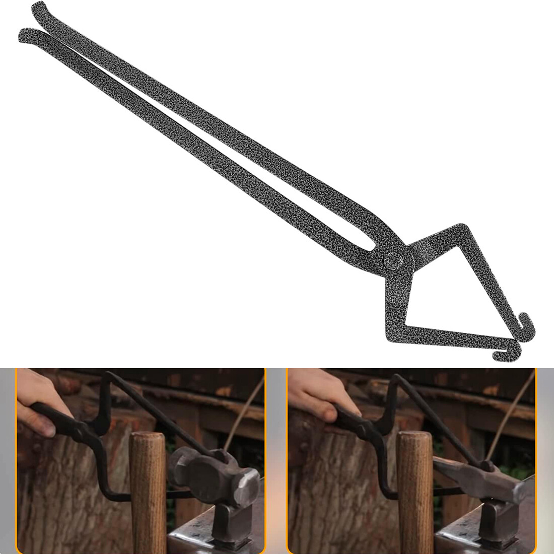 Fiery Furnace Blacksmith Pickup Tongs Beginner Bladesmiths Craftsmen