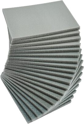 Tonmp 20 PCS 3 x 4 Inch 2000 Grit Sanding Sponge, Ultra Fine Sanding Sponges ...
