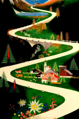 The Swiss Way Fun Ski Snowmass 1982 Vintage Wall Art Home Decor - POSTER 20x30