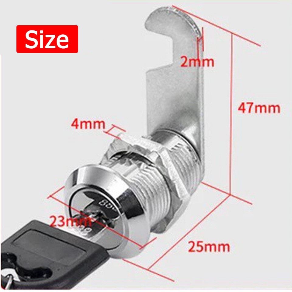 Universal Cabinet Lock Furniture Lock Tool Box Lock Chest Key Storage ...