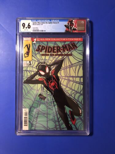 Spider-Man: Enter The Spider-Verse #1 CGC 9.6 1st Print 1:10 Variant Miles Label - Picture 1 of 3