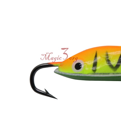 6 cm Señuelos de Pesca en Hielo Jigging Ganchos Plana Plana Hundimiento de Aguas Profundas 9 g Bajo de Perca - Imagen 2 de 17