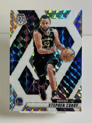 2024-25 Panini Mosaic - Stephen Curry #163 Choice White Mosaic Prizm #14/35