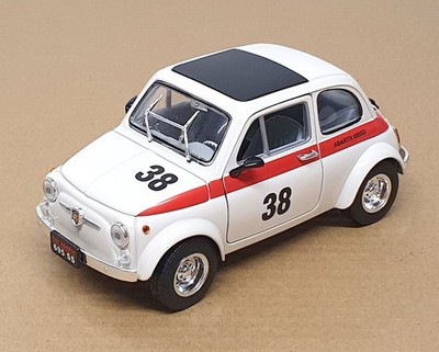 Road Signature Maßstab 1:18 11725J - Fiat Abarth 695SS Rennwagen #38 - weiß/rot