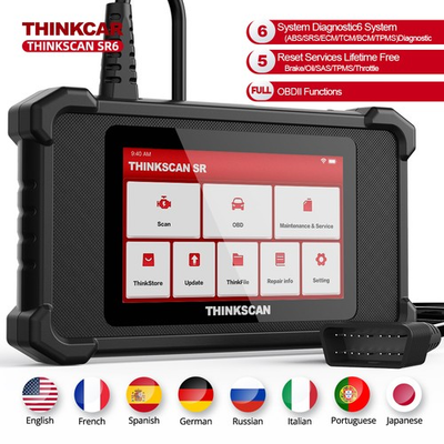 #ad THINKCAR SR6 OBD2 SCANNER ABS SRS BMS DIAGNOSTIC TOOL EPB OIL SAS RESET USA 2025 $88.90