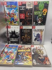 Lot of 9 Nintendo Switch EMPTY Replacement Cases No Games / No Manuals