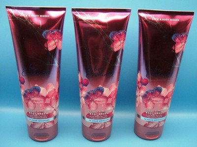 3 Bath & Body Works Lot BE ENCHANTED Body Cream POMEGRANATE Vanilla MUSK $0 SHIP