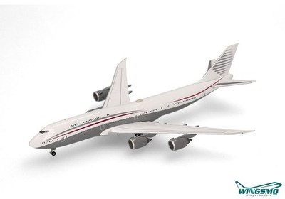 Herpa Wings Qatar Amiri Flight Boeing 747-8 BBJ A7-HBJ 536899