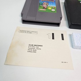 Official Nintendo Nes NES Open Tournament Golf UK PAL Sleeve Foam Box Protector 