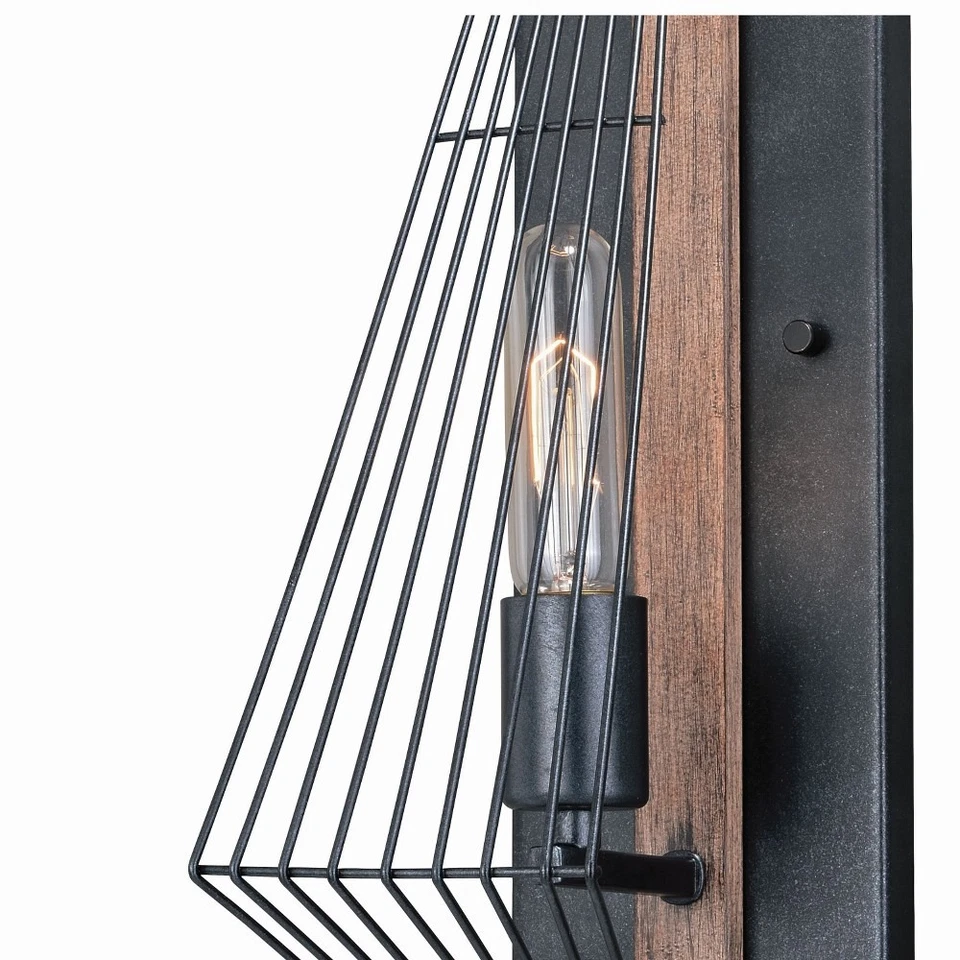 Dearborn 1-Light Wall Sconce in Industrial and Flush Style 21.5 Inches Tall and - Image 2 of 4