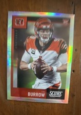 2020 Panini Chronicles - Score Update Rookies Joe Burrow #441 Silver (RC)