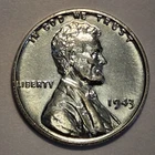 #2 Nicer Low Mintage "business uncirculated++" 1943 P "steel" Lincoln Wheat Cent