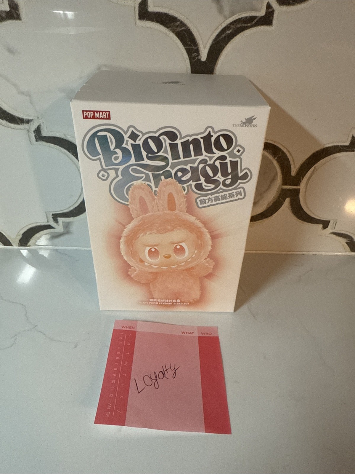 POP MART LABUBU The Monsters Big Into Energy Loyalty Confirmed Authentic