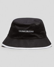 CALVIN KLEIN Institutional Women’s Black Bucket Hat Brand New Casual Cotton Cap