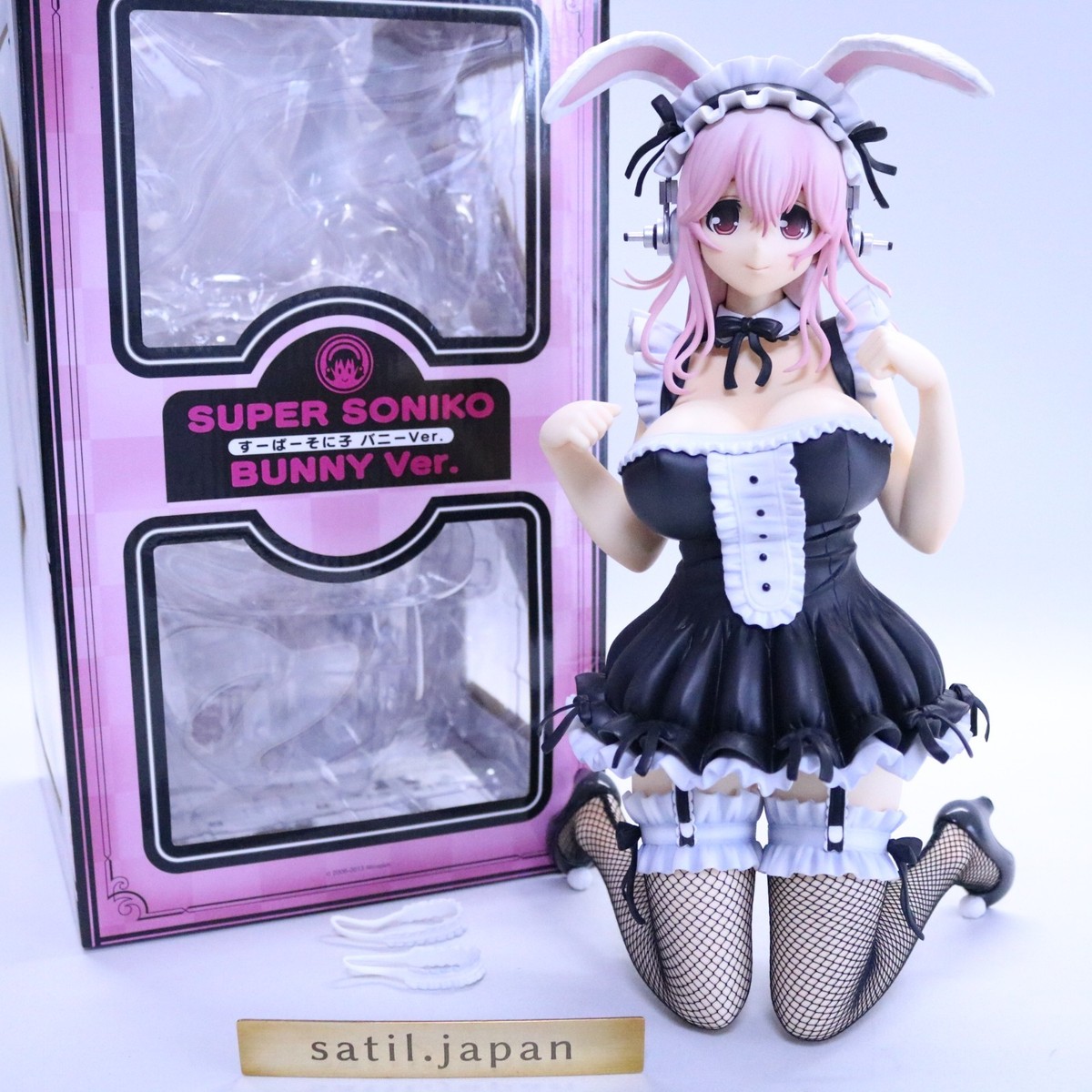 SUPER SONIKO BUNNY Ver. 1/4スケールフィギュア USED] FREEing NITRO Super Sonico Bunny Ver. 1/4 Scale Figure
