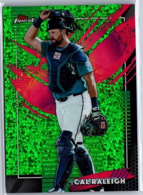 2026 Finest #208 Cal Raleigh Green Mini-Diamond Refractors #/99