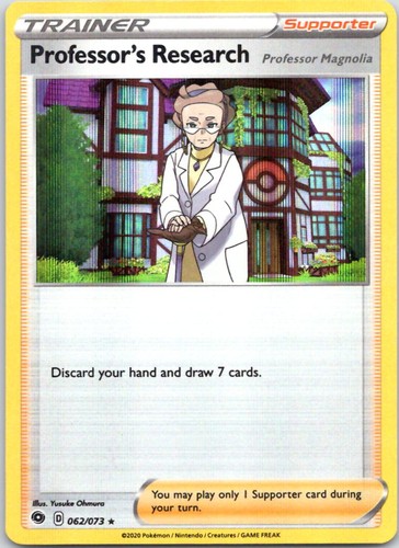 Professor's Research [Professor Magnolia] Champion's Path 62/73 Pokemon