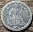 1841-O Seated Liberty Silver Dime