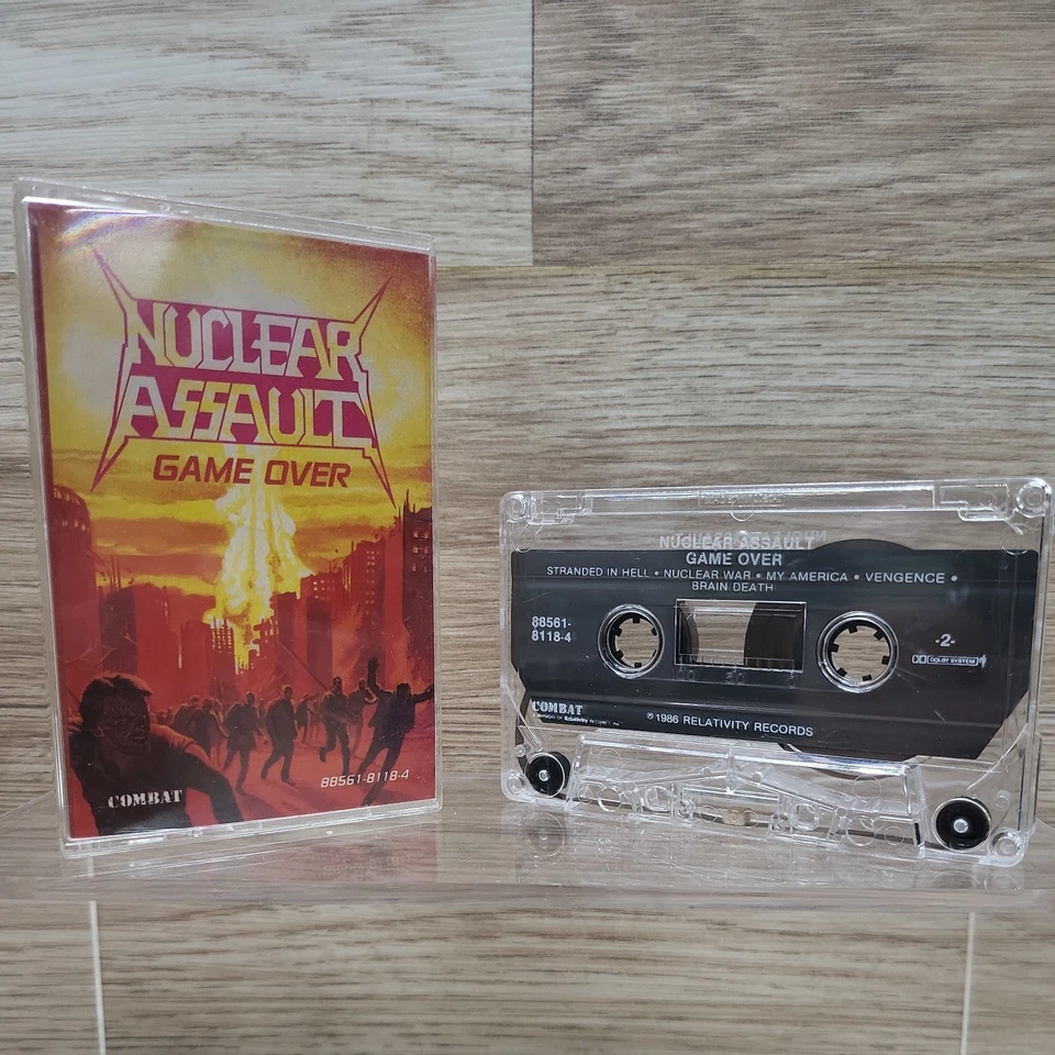 NUCLEAR ASSAULT Game Over; Cassette 1986 Combat Relativity Foto 4 de 4
