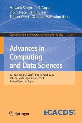 Advances in Computing and Data Sciences - 9789811566332