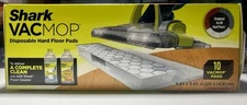 Shark VACMOP Disposable Hard Floor Vacuum and Mop Pad Refills 10 CT, VMP10