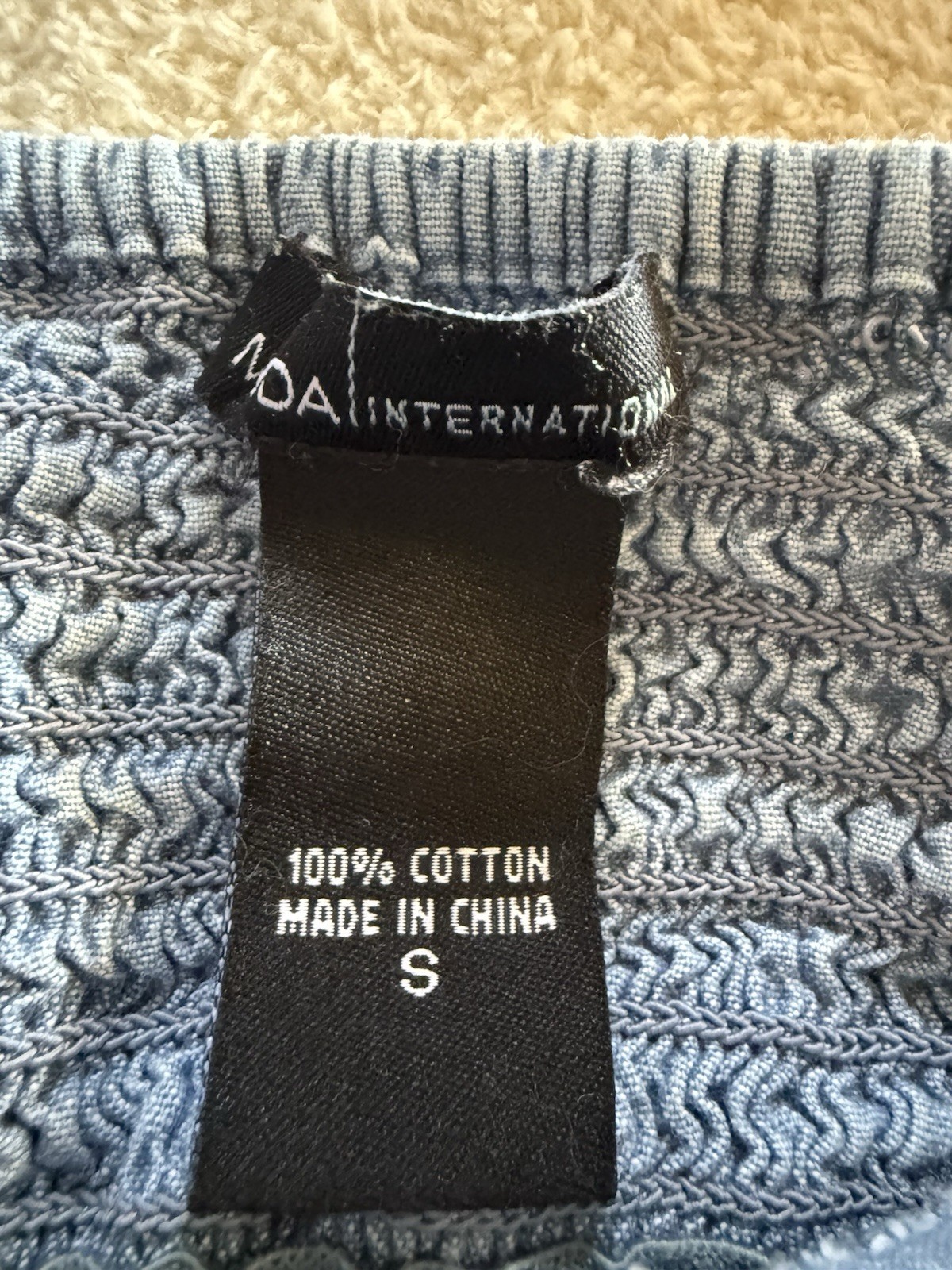 Moda International Ringlet Chambray Scalloped Sex… - image 6