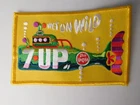 7 UP SODA POP VINTAGE PATCH SUBMARINE FISH THE UN COLA WET N WILD ADVERTISING