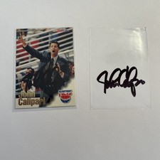 SIGNED 1996-97 NBA Hoops John Calipari #265 Auto Rookie RC HOF Nets Kentucky X2