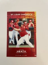 Chase Heath St. Louis Cardinals 2025 Draft Pick Unsigned 4x6 Photo