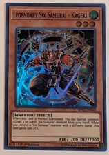 Yugioh TCG - 1x Legendary Six Samurai - Kageki - SPWA-EN043 - NM/LP - 1st - 2017