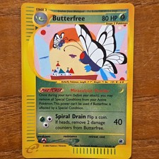 Pokemon TCG Butterfree 51/165 Expedition Base Set E-Reader Rare EN 2002 80 HP