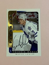 Fredrik Modin 1996-97 Pinnacle Be A Player Auto Autograph