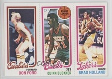 1980-81 Topps Don Ford Quinn Buckner Brad Holland #138-145-55 10fs