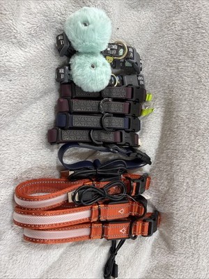 Top Paw Set Of 10 Dog Collars Size Small