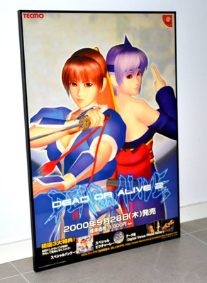 Dead or Alive 2 - Promotional B2 Poster - Tecmo  - Dreamcast - Japan 2000