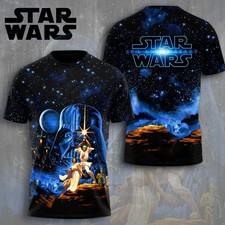 Camiseta Star Wars A New Hope 50 Aniversario Talla XS-5XL Ropa 3D