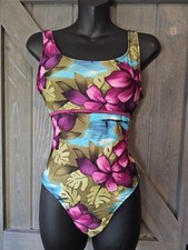 Vintage Jantzen Floral Swimsuit sz 10