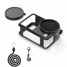 For DJI Action6 Camera Protective Case Lens Cover Cap Shockproof Silicone Sleeve