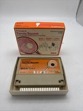 RCA Studio II Home TV Arcade III TENNIS / SQUASH Game Cartridge With Box! image