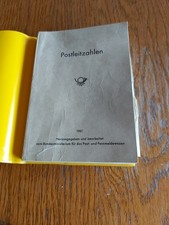 Postleitzahlenbuch BRD 1961 Im Schutzumschlag Inkl. Druckfehlerbenachrichtigung