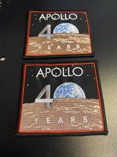 Lot Of 2 NASA 40th Anniversary Apollo Iron On...