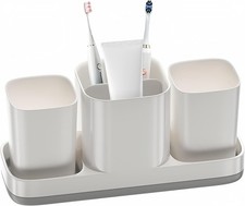 Toothbrush Holders for Bathrooms, Kids Electric Toothbrush Holder with Cup