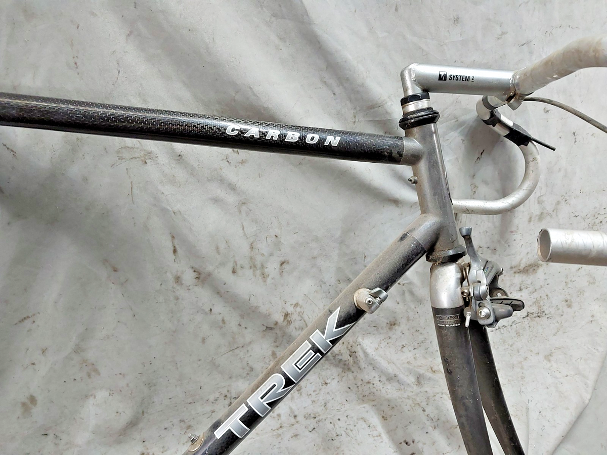 1989 Trek 2300 Road Bike Frame Set Medium 57cm Carbon/AL Silver BR