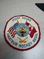 Puget Sound Amateur Hockey Assn. Patch-Seattle Hockey History-Vintage 70s or 80s