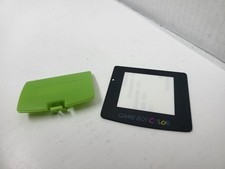 NEW Game Boy Color LIME GREEN Battery Cover  Replacement Screen Lens Gameboy