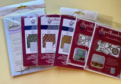 6 Spellbinders Embossing Products